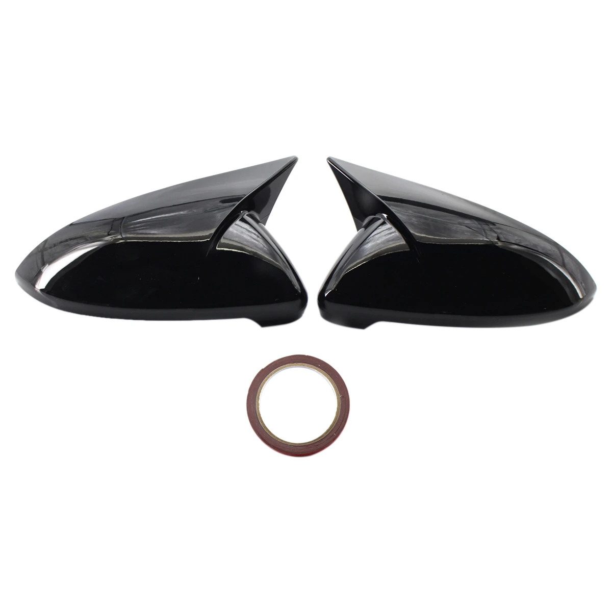 

1 Pair Car Side Rearview Mirror Cover Bat Cap Housing for GOLF 7 MK7 7.5 GT I R GTE GTD