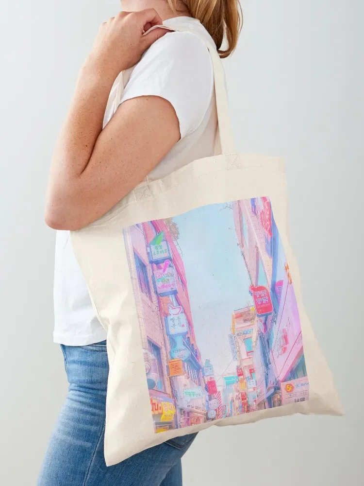 

Anime Seoul (Soft Edition) Tote Bag reusable shopping bags reusable shopping bag tote bag women canvas tote bags
