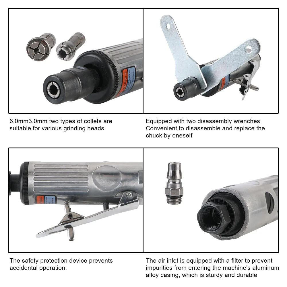 Tire Grinding Tool Universal Air Micro Die Grinder Kits Pneumatic Grinding Machine Engraving Tool Polishing Machine