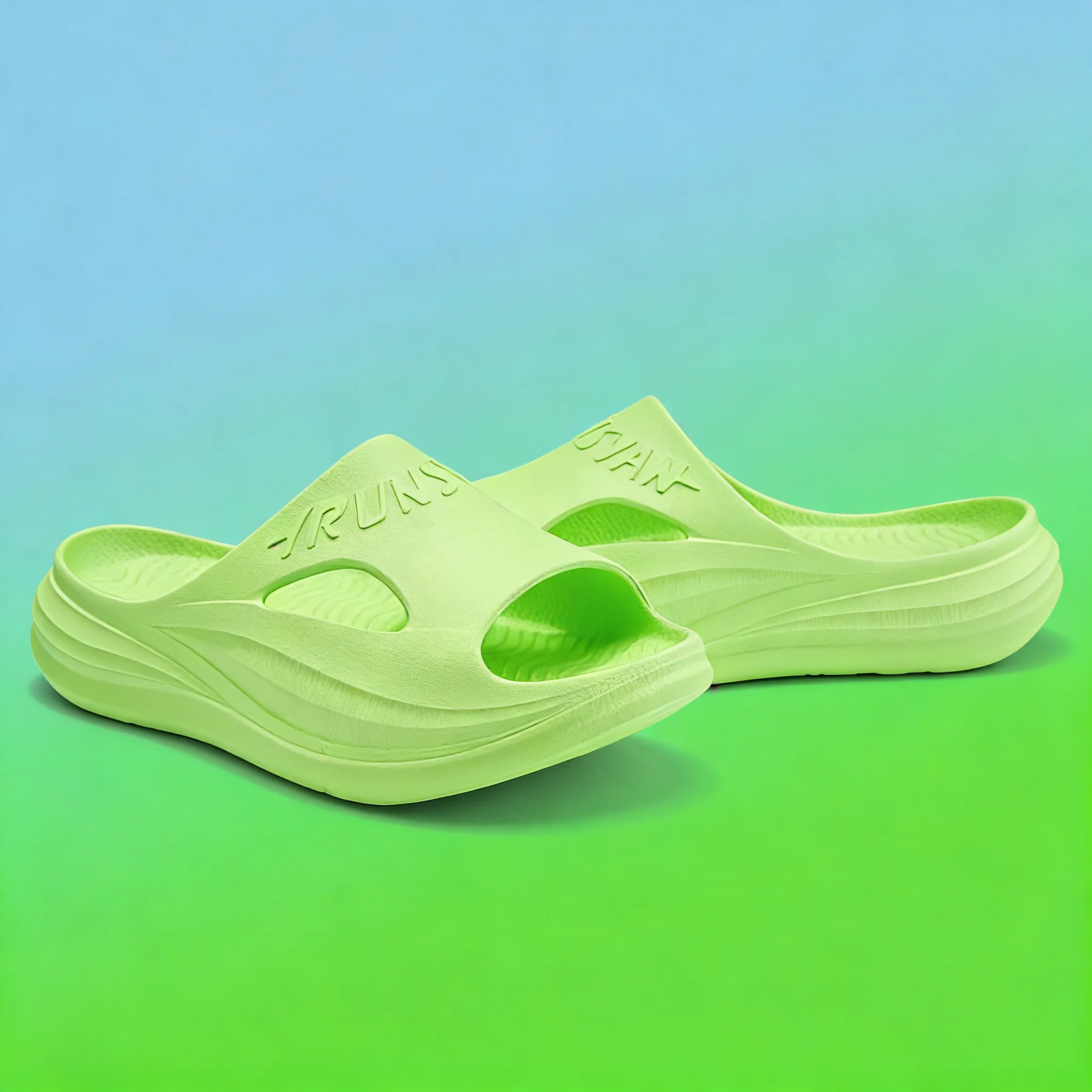 Sendal pijat IRUNSVAN, sandal dalam dan luar ruangan, lembut namun nyaman, sandal rumah.