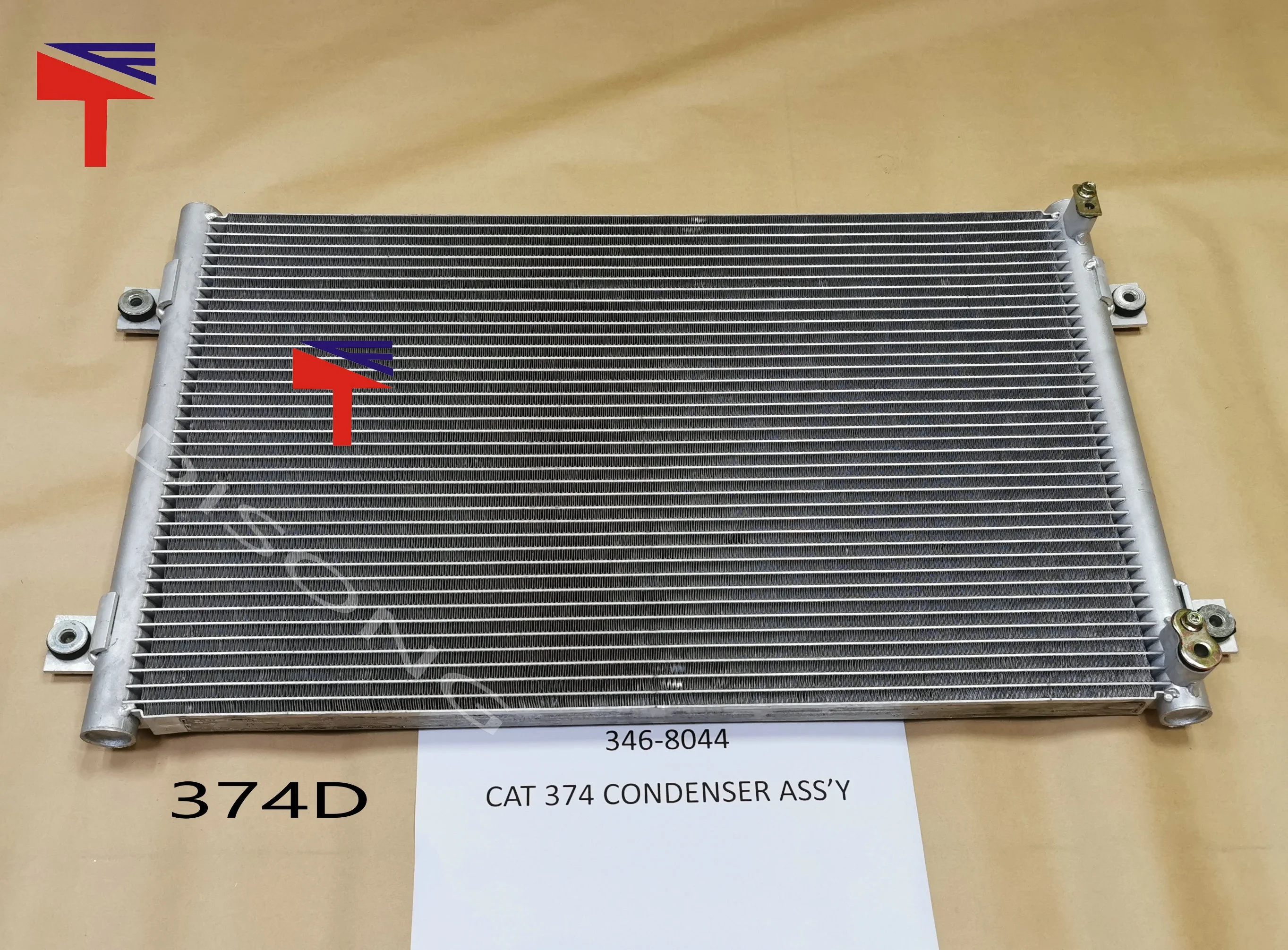 Excavator spare  engine parts CONDENSER ASS'Y 346-8044 FOR 374D