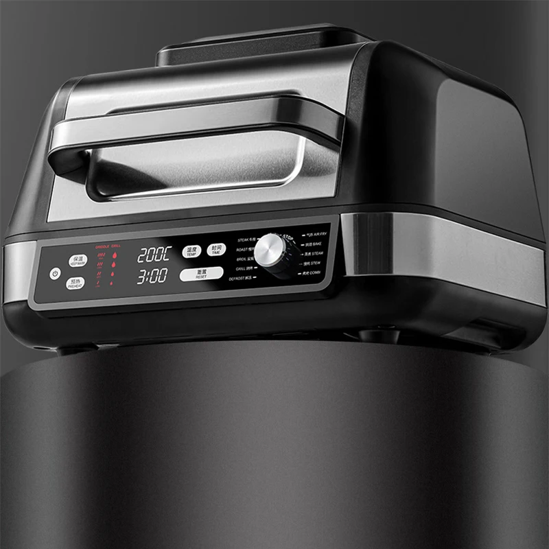 #~for110V/220V Master Steak Maker Air Fryer/Grill, Multi-Function Cooker Salt-Baked/Baking/Stewing Pot Electric Steak Grill