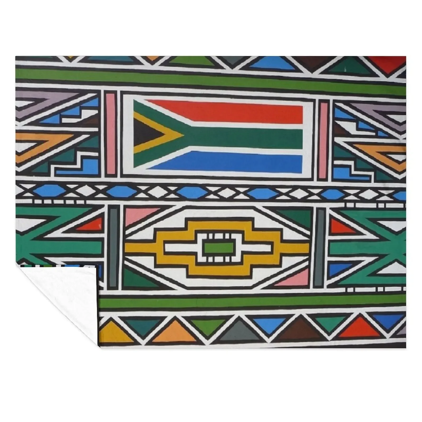 

Ndebele Africa design Throw Blanket bed plaid cosplay anime warm winter Hair Blankets
