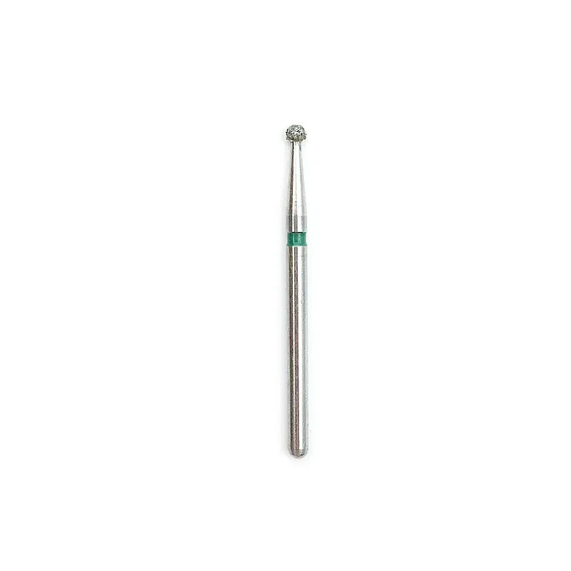 10 adet elmas Burs diş yüksek hızlı matkaplar topu yuvarlak tip FG 1.6mm diş parlatma ürün BR-X40C