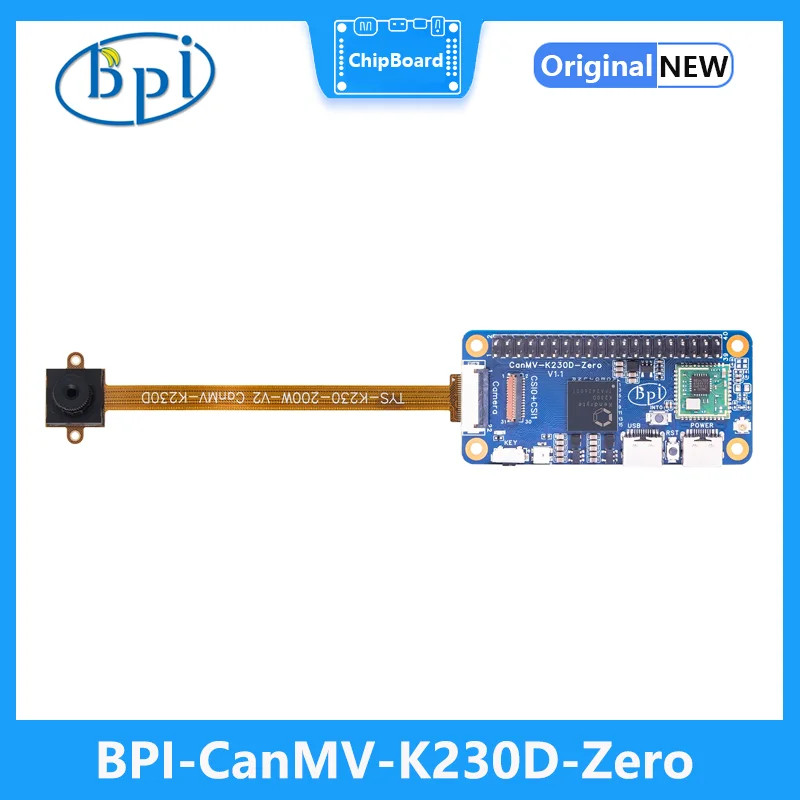 Banana Pi BPI-CanMV-K230D-Zero Canaan K230D RISC-V 128 RAM Dual camera MIPI CSI srceen 40 Pin GPIO SBC Single Board Computer