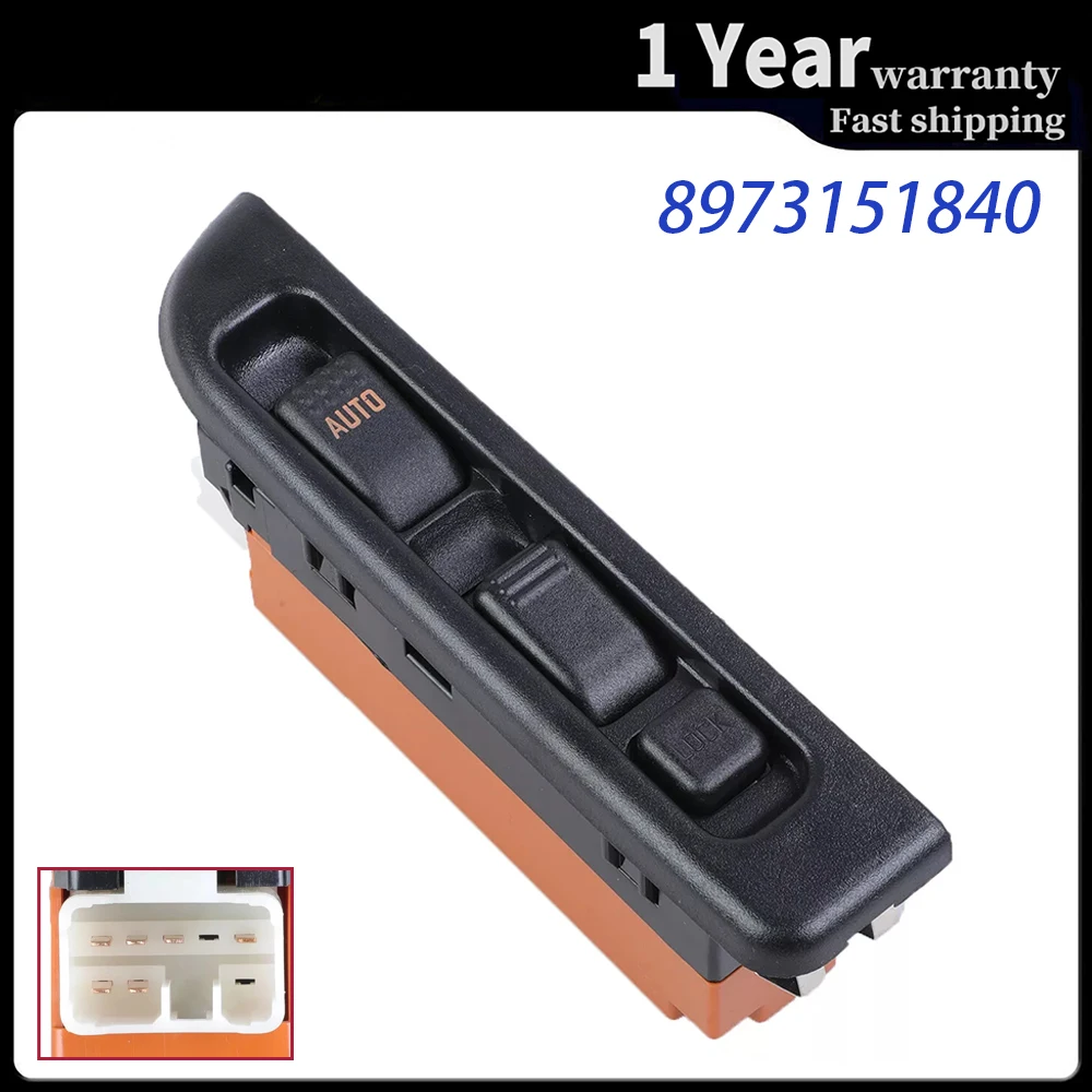 Car Electric Power Master Window Switch Fit for Isuzu NHR NKR Right Hand Driver 24V 8973151840 8-97315184-0