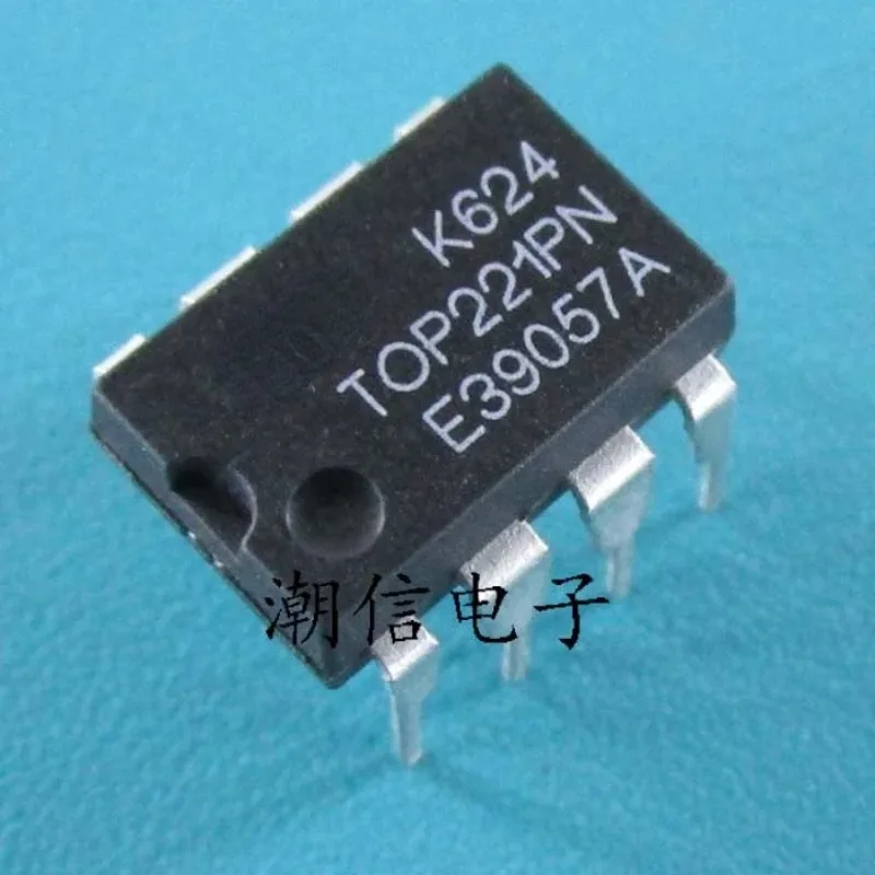 10PCS/LOT NEW ORIGINAL TOP221P TOP221PN DIP-8 switching power supply chip