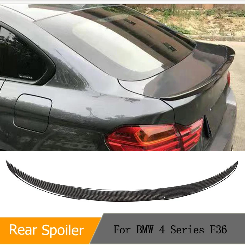 

Carbon Fiber Car Rear Trunk Spoiler Wings For BMW 4 Series F36 420i 430i 440i Gran Coupe 4-Door 2014-2019 Tail Boot Lid Wing Lip