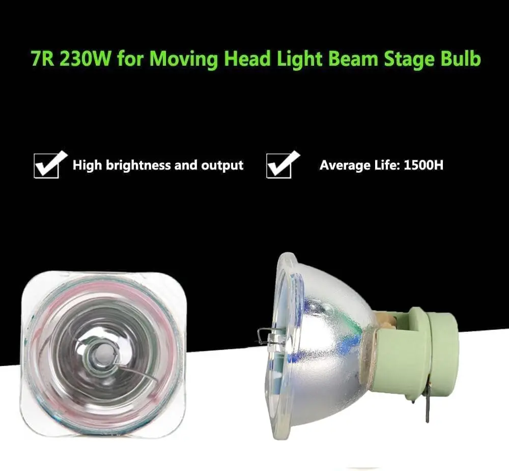 7R 230w Beam 7R 230 Movings Head Light Moving Head Beam Lamp Replacement Bare Bulb