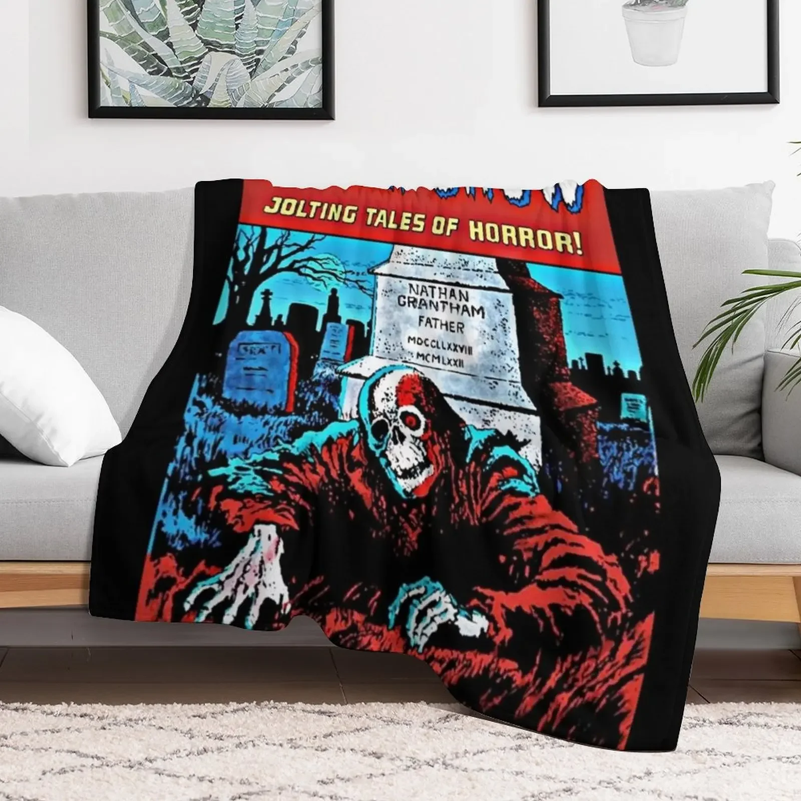 Creepshow Grave Throw Blanket Tourist Cute Plaid for winter for sofa Blankets