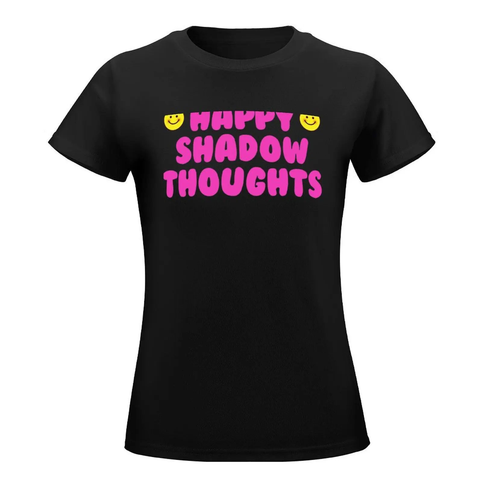 Happy Shadow Thoughts Classic T-Shirt female animal print shirt for girls summer tops graphics ariat shirts for Women