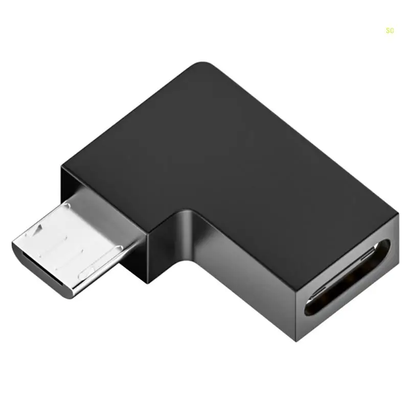 Bộ chuyển đổi đầu đực loại sang Micro USB 480mbps Loại sang Micro USB 90 độ Dropship
