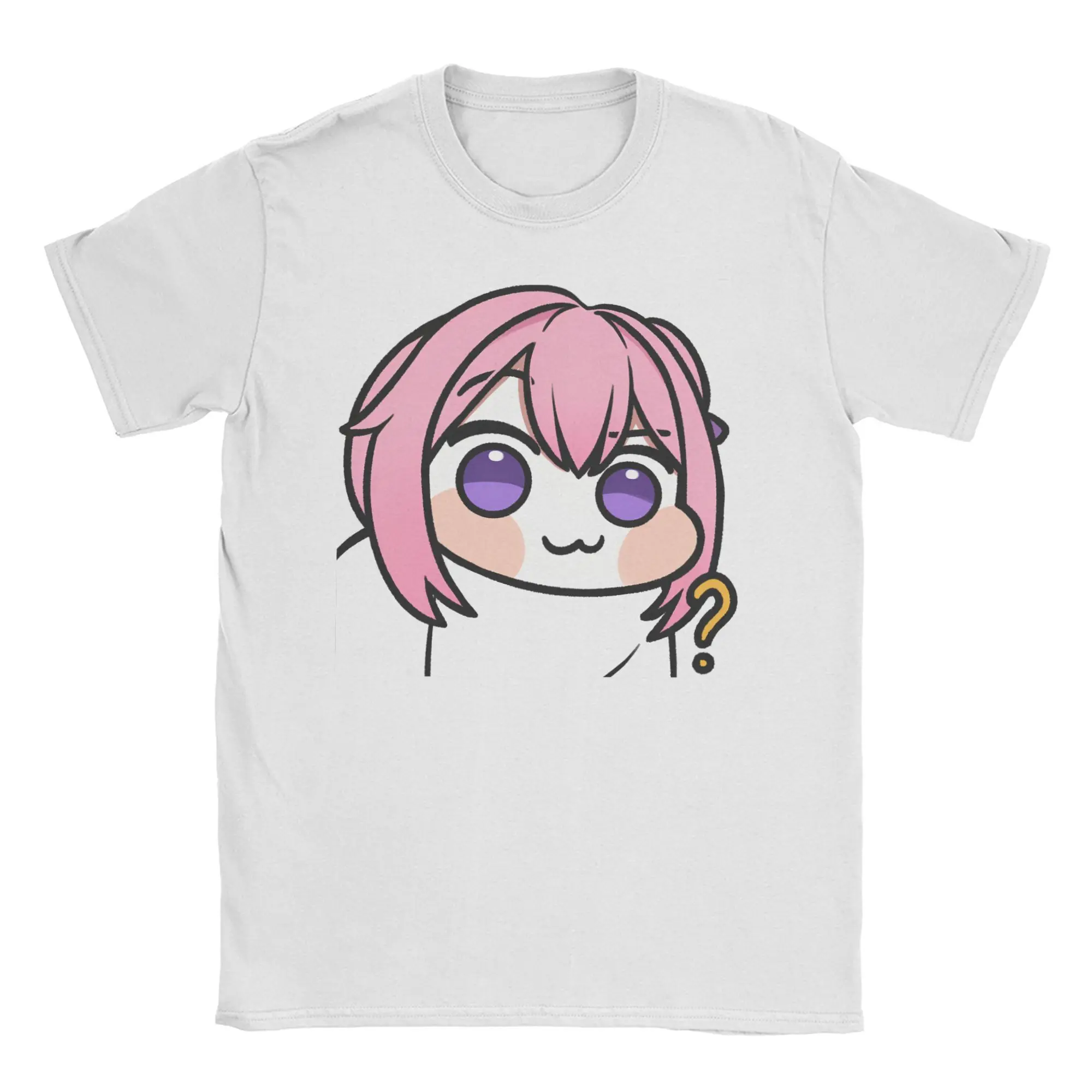 

Doro Meme Nikke Doubt T-Shirts for Men Women Cartoon Game Funny 100% Cotton Tees Crewneck Short Sleeve T Shirt Original Clothing