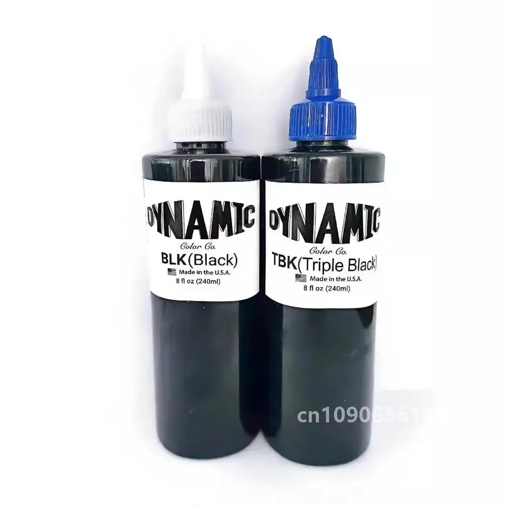 240ML 8oz Black Tattoo Ink Pigment Secant Black And Totem BlackProfessional DIY Tattoo Pigment Permanent Body Art Pigment