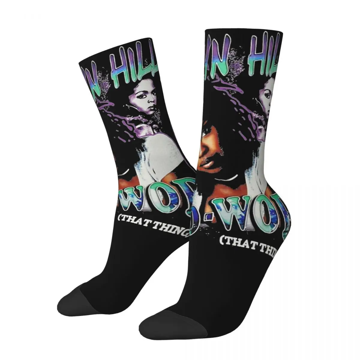 

Retro Lauryn Hill's Soul Bootleg Accessories Socks Breathable Rock Music Album Sport Long Socks Soft for Unisex Birthday Present