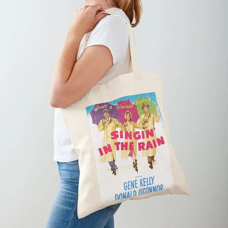 

Singing in the rain Tote Bag free delivery bags Women's shopper shopping bag tote bags men