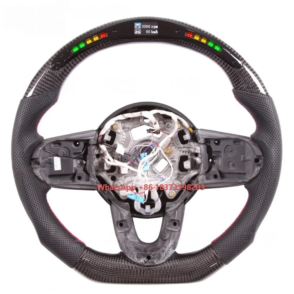 

Hand Stitched Steering Wheel Crafted by Using Premium Materials for Perfectly Look and Comfortable Hand Feel