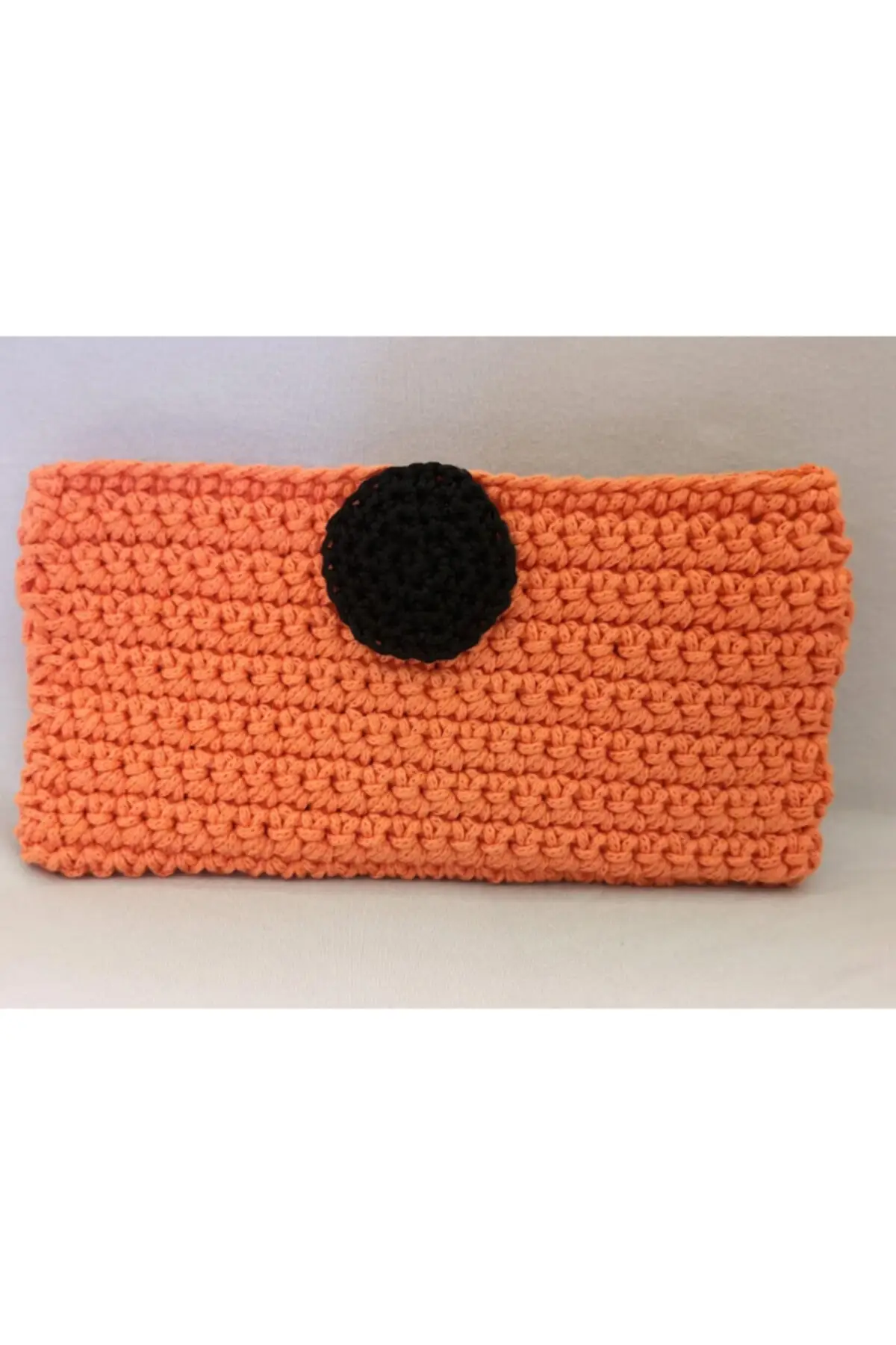 

Uras Makrome Portfolio Bag/Buseli Cotton Macrame/Orange Women bag Shoulder Bag Handmade