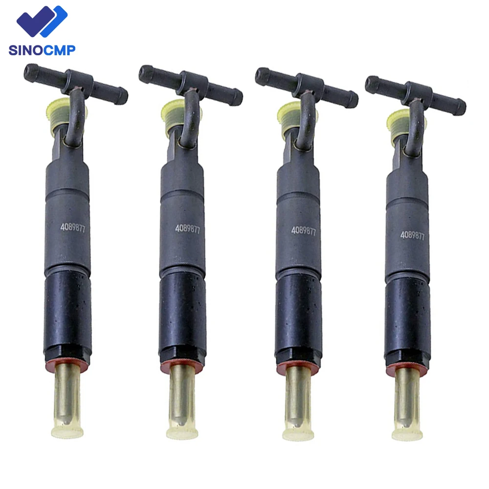 

4 шт. новые топливные форсунки 4089877 4089877 C для запасных частей двигателя Cummins B3.3 с гарантией 3 месяца.
