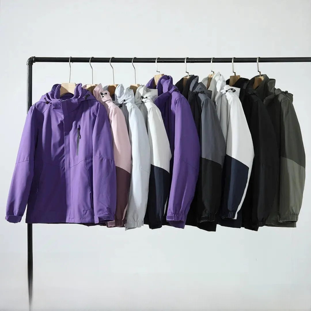 

All-Weather Series Multifunctional Tee-in-One Men's Jaet Coat Windproof Waterproof Detachable Outerwear Trendy