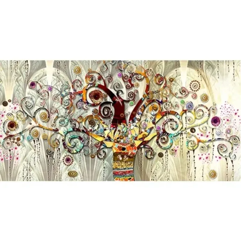 Tree of Life By Gustav Klimt Oil Paintings on Canvas Poster Famous Tree Prints Wall Art Modern Home Decor Living Room Cuadros