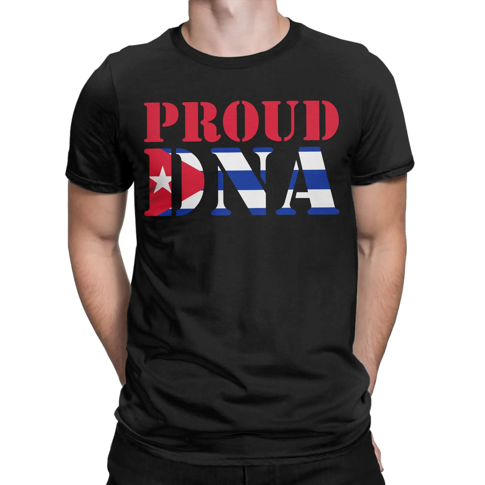 Cuba Libre Proud DNA T-Shirts Men Women Patria Y Vida Cuban Pure Cotton Tee Shirt O Neck Short Sleeve T Shirts Original Clothing