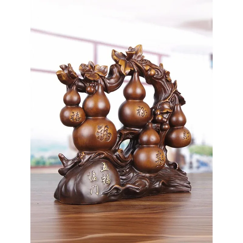 Gourd ornaments, town house Wufu Linmen home accessories