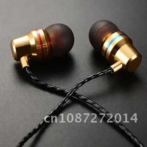 

Metal In Ear Wired Earphone 3.5mm Heavy Bass Sound Quality Music Sport Headset For iPhone/Xiaomi