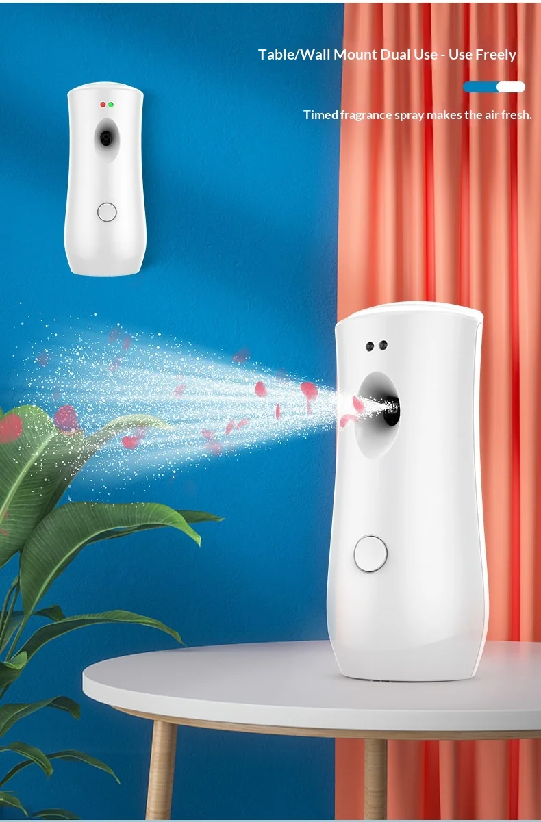 Picture 7: Aerosol Dispenser Air Freshener Fragrance Deodorizing Spray Car Household Wall-mounted Automatic Adjustable Aroma Diffuser