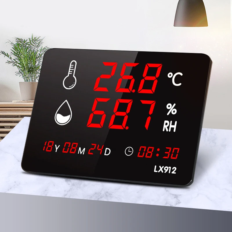 digital wall clock Thermopro High Quality Digital Thermometer LX912 outdoor thermometer