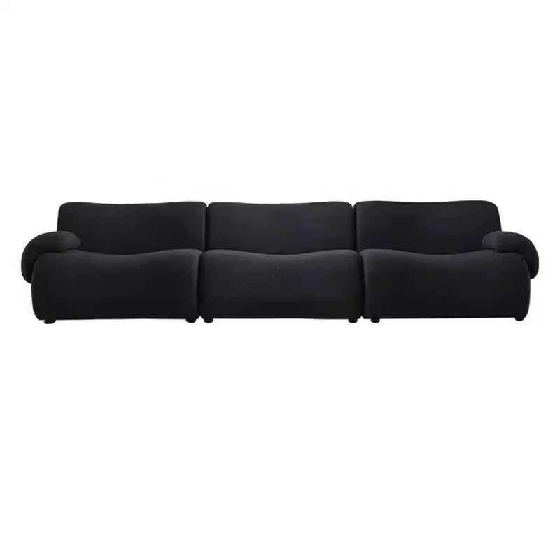 

Japanese-style single-seat compression sofa set washable leather PU furniture living room delivery compression