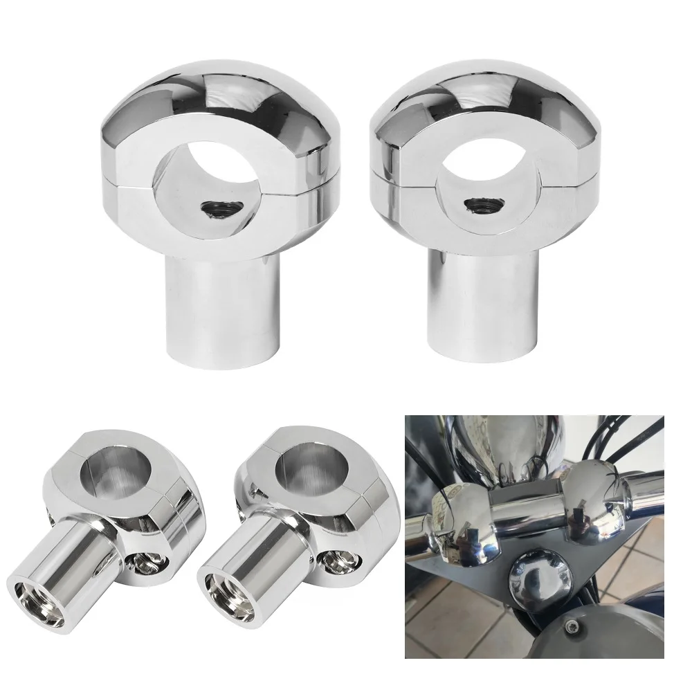 Retro Hand lebar Riser Mount Clamp Height‑Up Steering Fixed Bracket Modified Parts Fit for Cruiser Prince Motorcycle Accessories