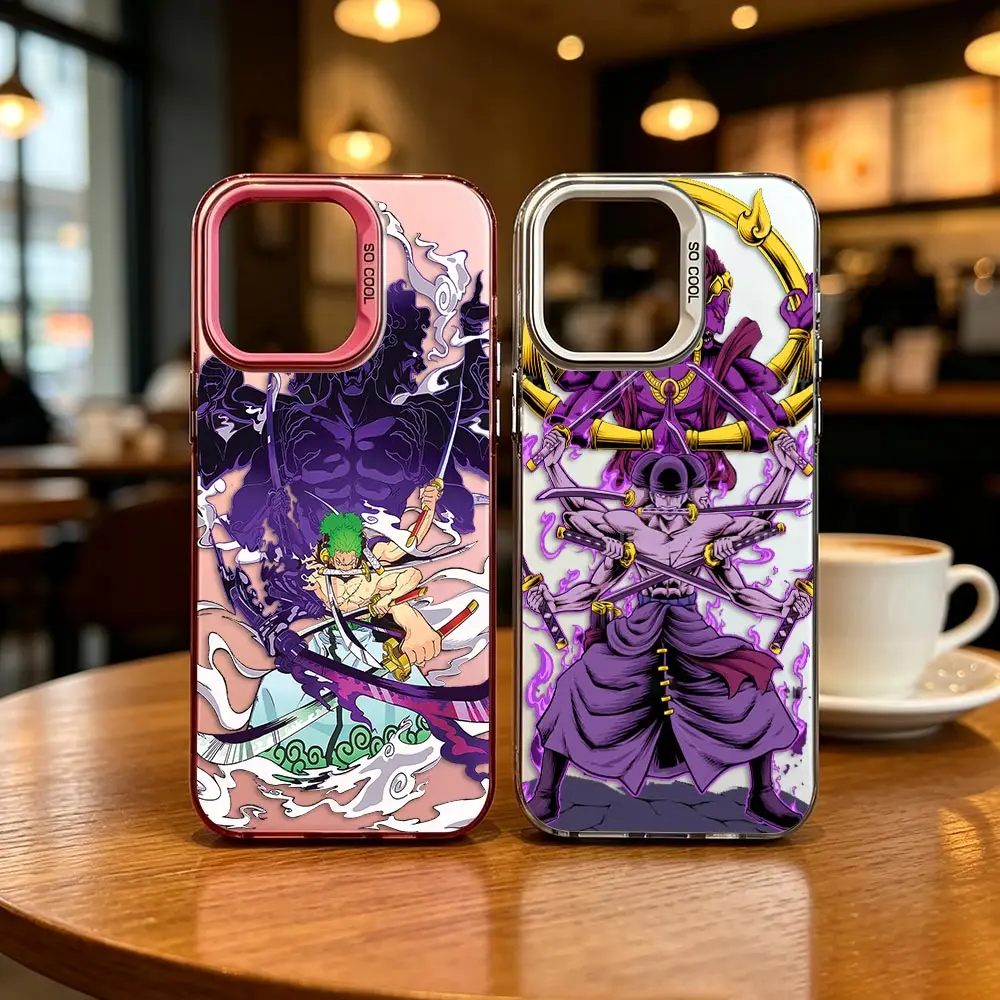 Phone Case For Samsung A03S A04S A05 A05S A06 A7 A10 A12 A13 A14 A15 A16 A17 NOTE 20 M36 Cover One P-Piece Luffy Zoro GEAR 5