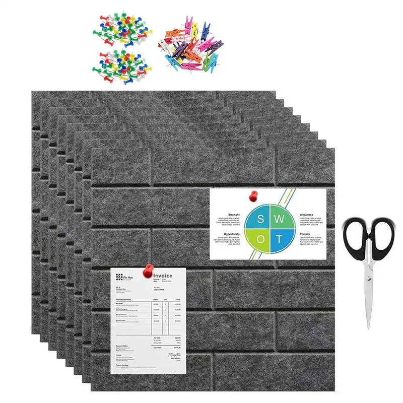 

Bulletin Boards Felt Bulletin Boards Wall Tiles Removable Safe Home Decoration For Reminders Travel Plans Calendar Mail