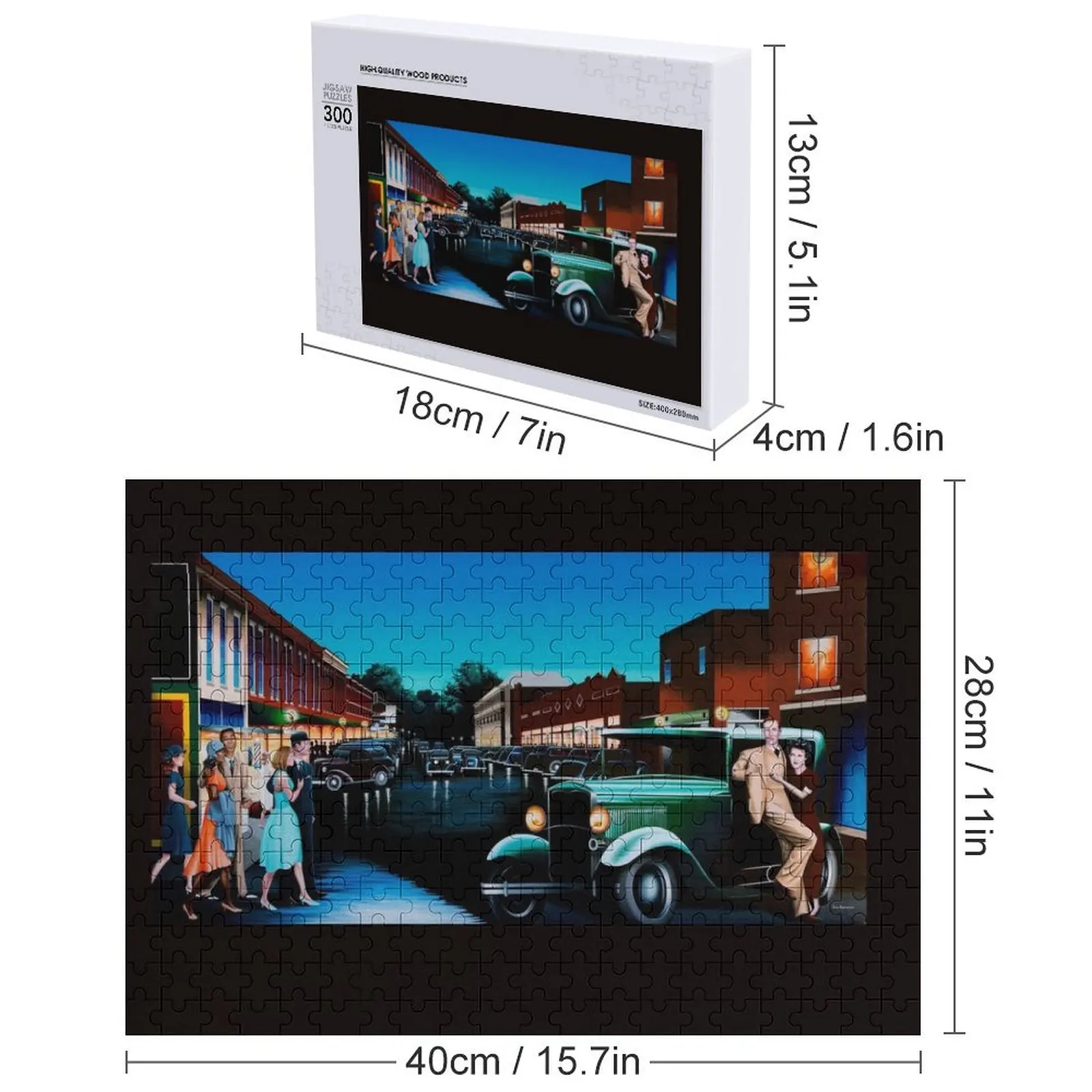 Кедр Ave Mural Cookeville, пазл TN на заказ с фотографией, деревянные животные, персонализированные для детей, пазл