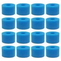 16Pc for Intex Pure Spa Reusable Washable Foam Hot Tub Filter Cartridge S1 Type