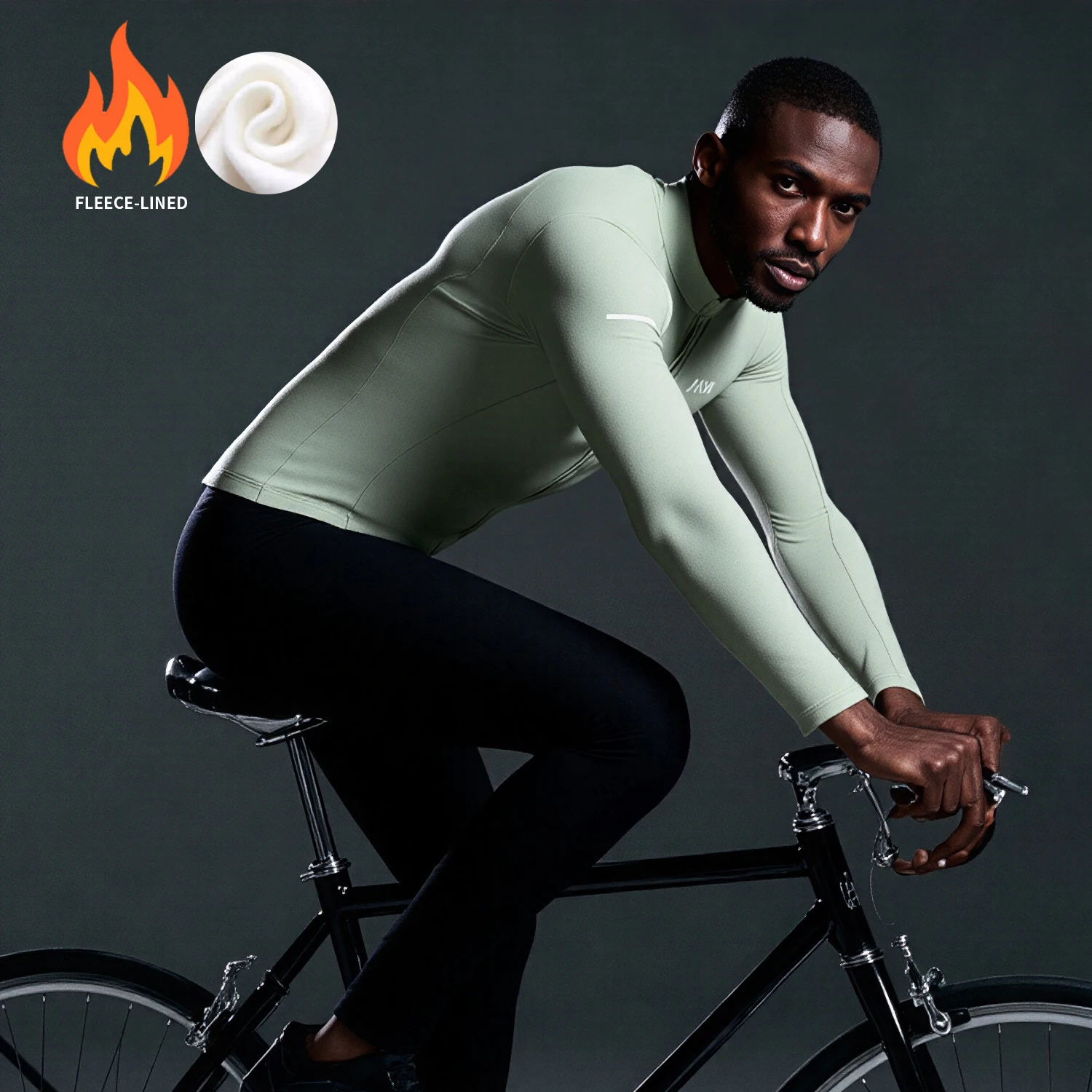 

Велоджерси Raudax 2026 для зимних горных велосипедов, мужская одежда с длинным рукавом, термофлис, сохраняет тепло, для шоссейных велосипедов, спортивная одежда