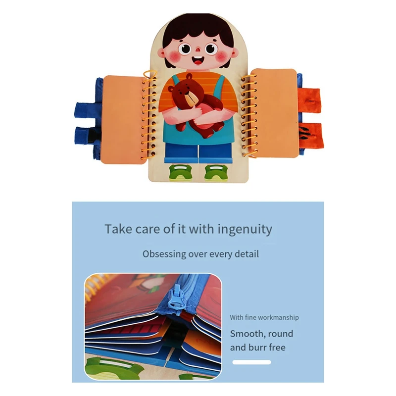 1 Piece For Children Early Education Toy Kindergarten Practice Dressing And Hands-On Ability Early Education Toy