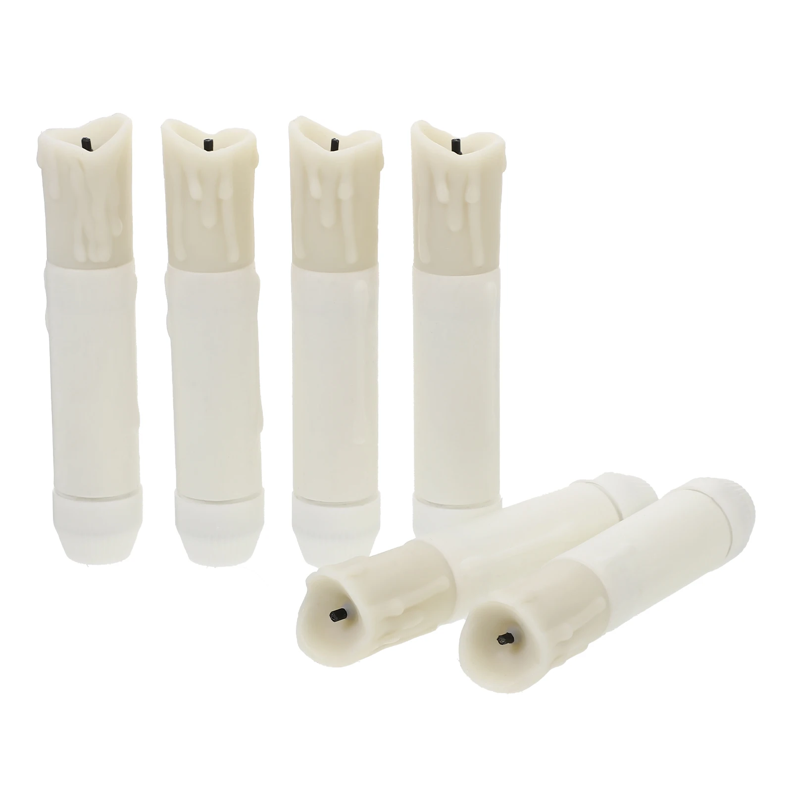 

12pcs Led Flameless Flickering Operated Electric For Wedding Party Home Pillar Lamp Ornament Safe