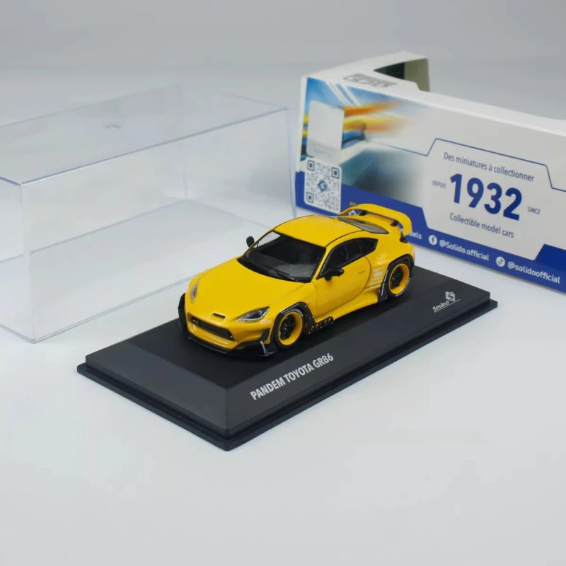 Solido 1:43 Toyota GR86 Rocket Bunny Die-Cast Car Model Static Car Model Holiday Gift Collection view 2