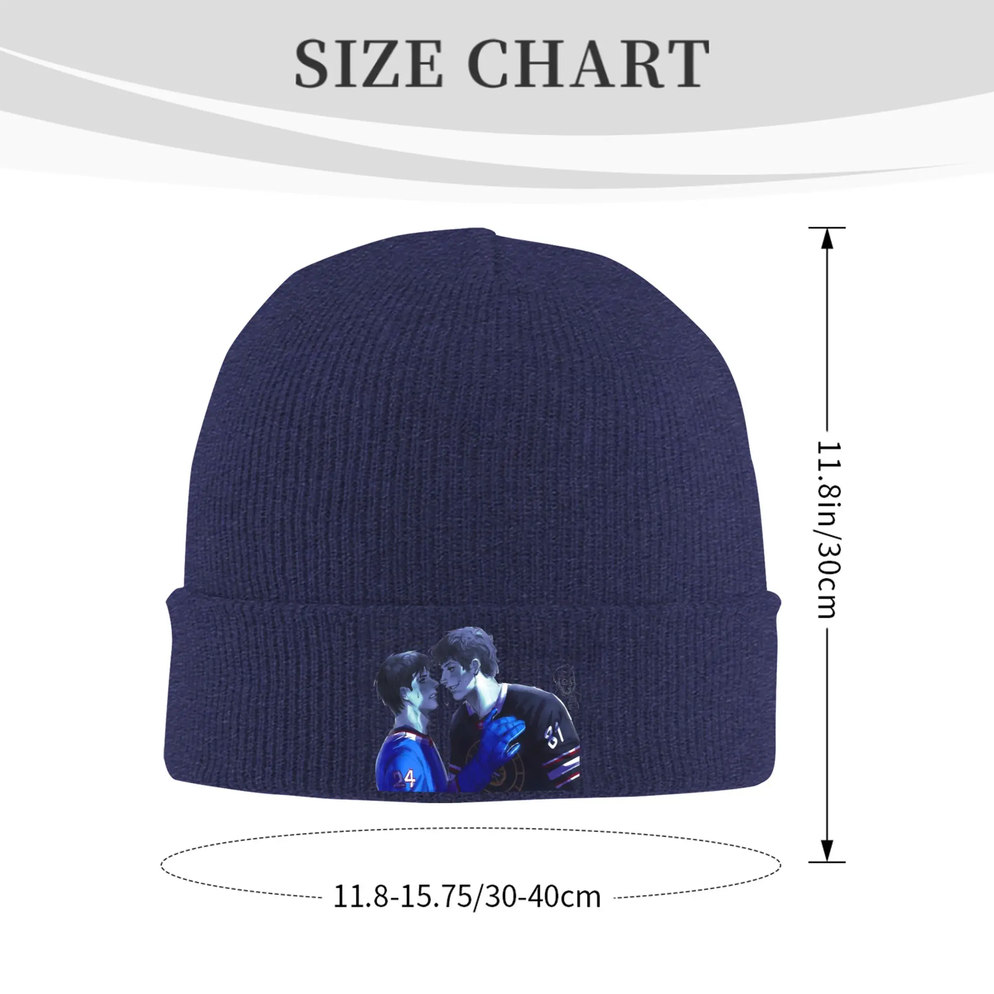 Heated Rivalry Anime Shane Hollander Ilya Rozanov Hats Autumn Winter Beanie Fashion  Cap Female Male Acrylic Knitted Hat