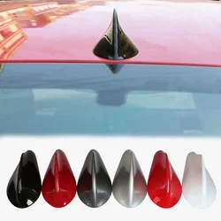 Car  Shark Fin Antenna Cover for Ford Fiesta Hatchback for Focus 2 Mk2 Hatchback Front Fin Aerials Sticker FM AM Accessories