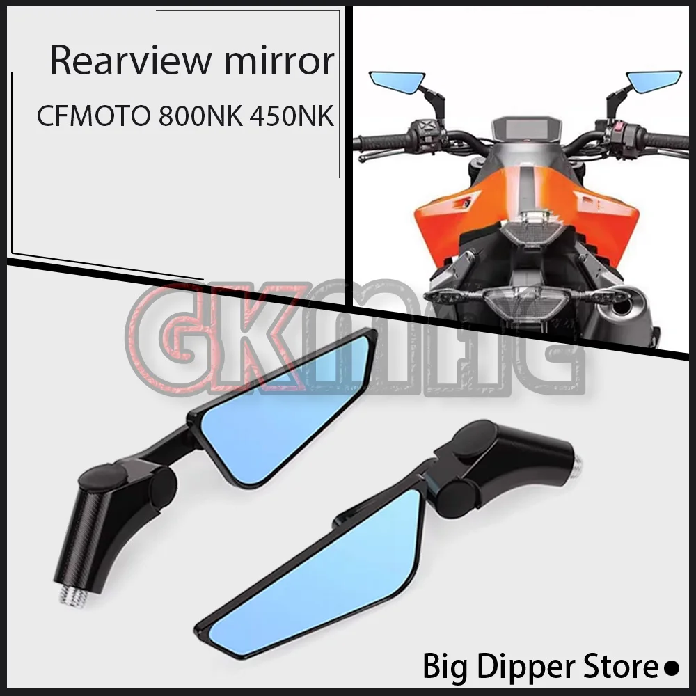 For CFMOTO 800NK NK800 450NK NK450 Motorcycle Modification Rearview Mirror CNC Blade Rearview Mirror