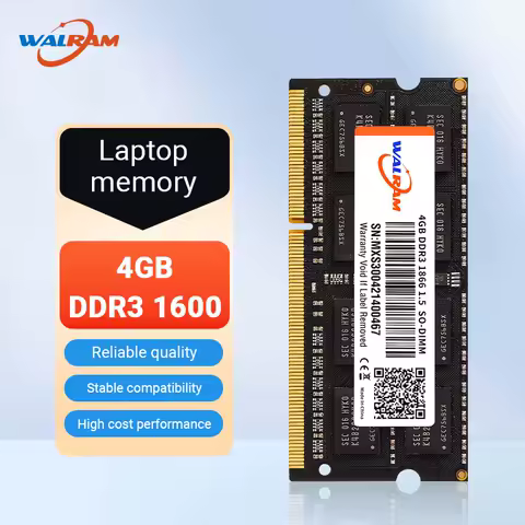WALRAM Memoria Ram DDR3L 1600MHz Laptop Internal Memory DDR3 8GB 1600 MHz DDR3 4GB 1.5V 1.35V Notebook Sodimm Ram Memory DDR3L