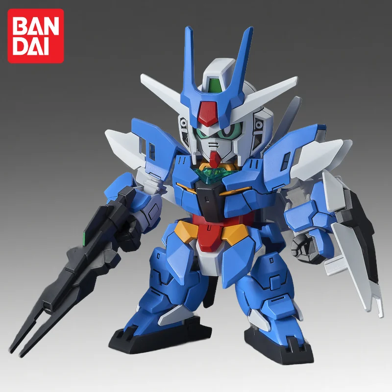 

In Stock Bandai Original Sdcs Gundam Earthree Gundam Action Figure Model Doll Brand New Boxed Anime Characters Toys Model Garage