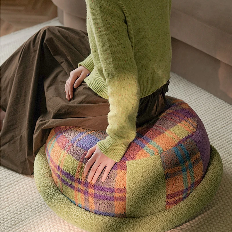 

Rainbow Contemporary Home Furniture Living Room Balcony Window Sill Single Seat Cushion Lazy Sofa Tatami Futon