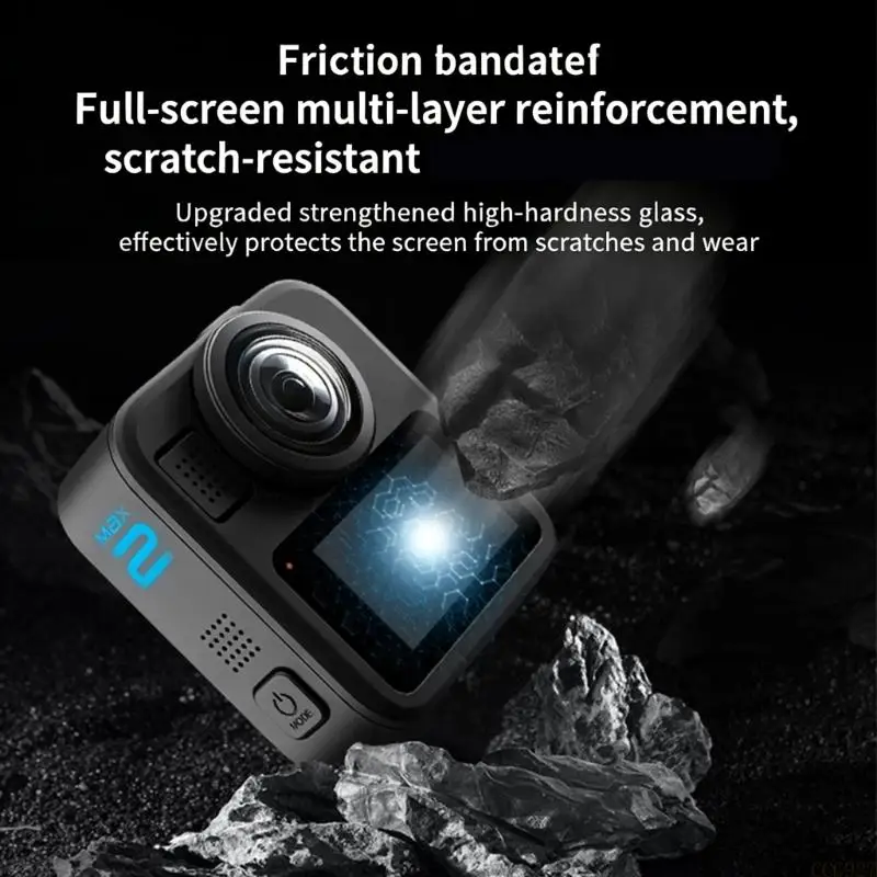 B03F Premium Glass Protectors Films for Extreme Camera Full Coverage No Bubble