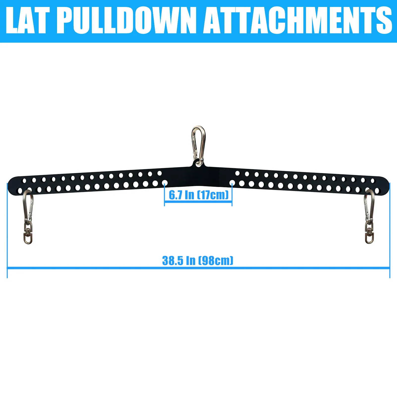 Gym LAT Pull Down T-bar Adjustable Back Training Bar For Biceps Triceps Arm Strength Training Pulley Fitness System Accessories