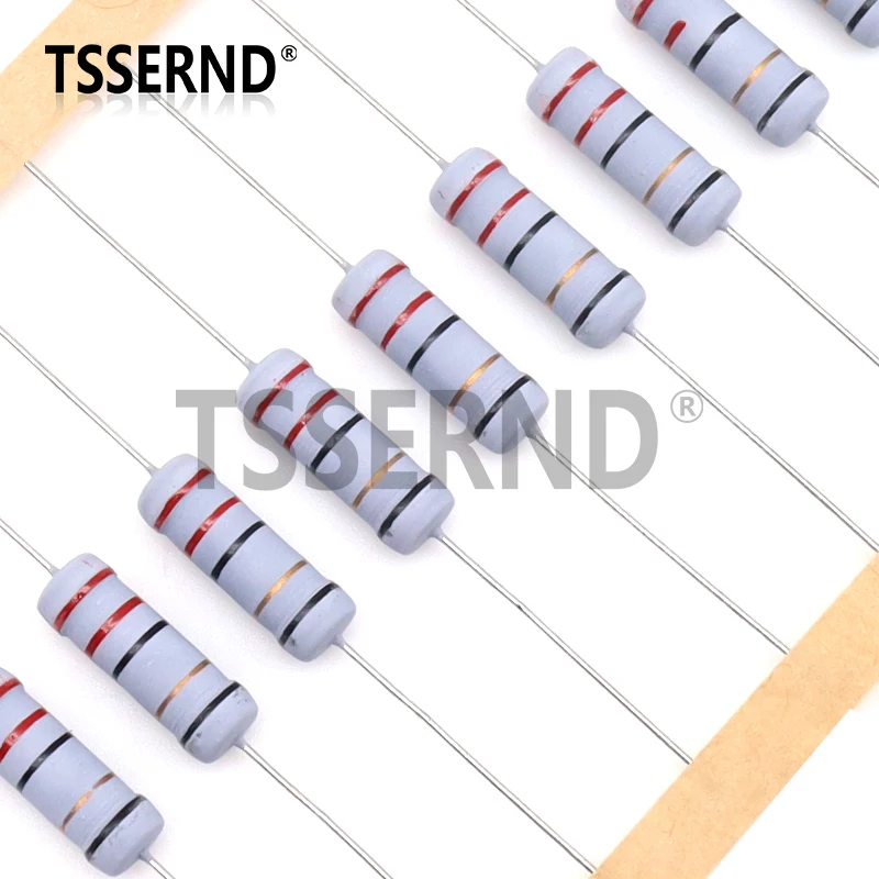 10 peças 3w 5% fio enrolado resistor fusível enrolamento resistência 0.1r 0.1 0.15 0.22 0.33 0.47 0.5 1 2.2 4.7 6.8 10 22 33 47 51 68 100 ohm