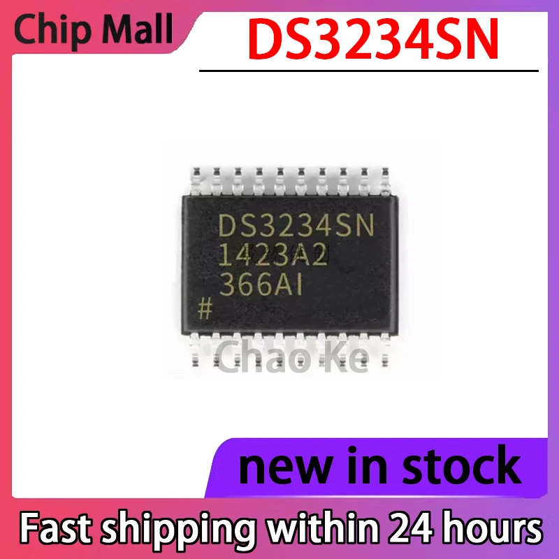 1PCS New DS3234SN DS3234 Package SOP20 Real-time Clock Chip IC in Stock